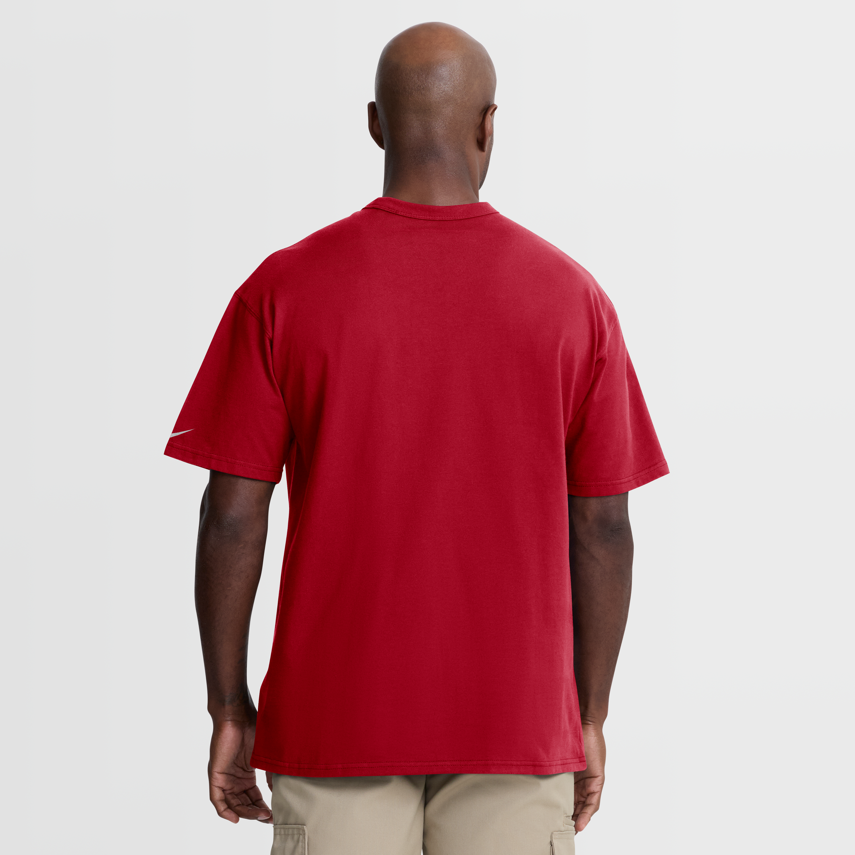 T-shirt Nike Scarlet San Francisco 49ers The Forward Heavyweight Max90 pour homme