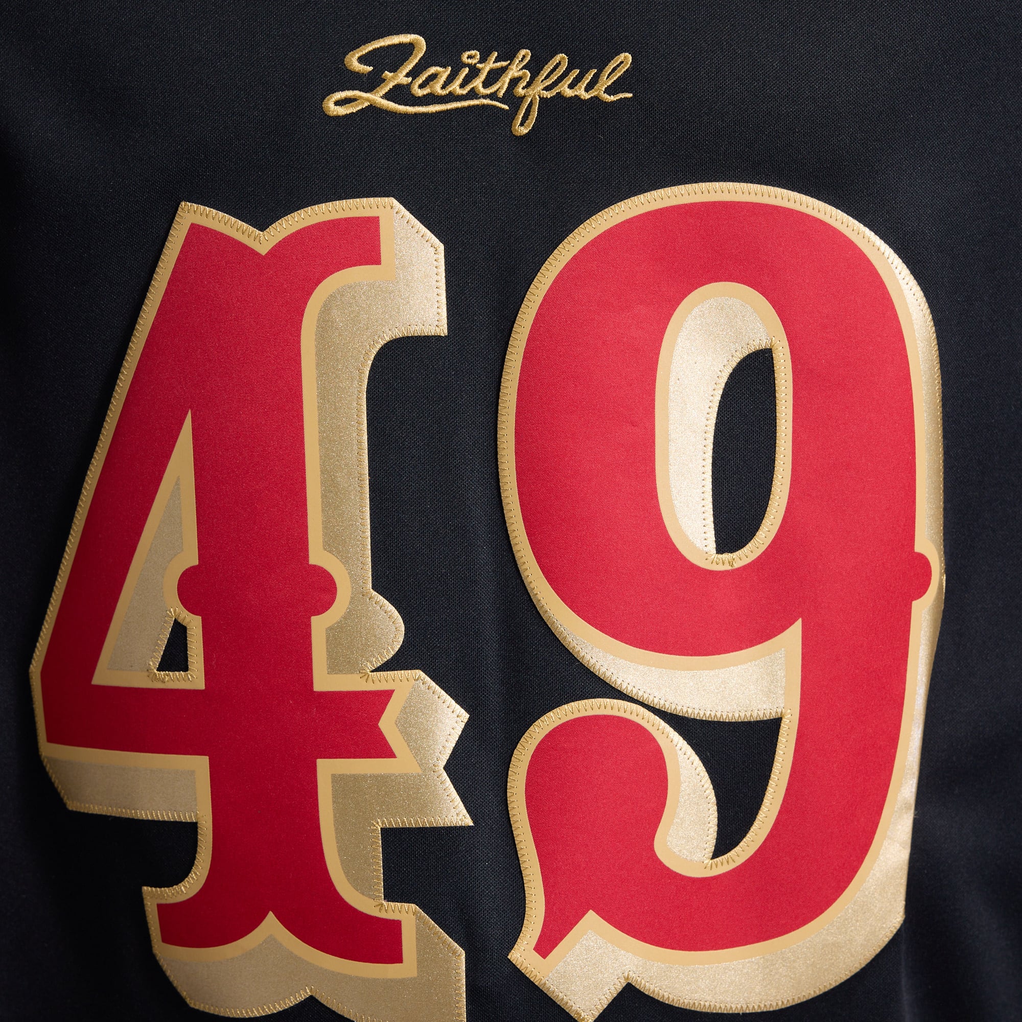 Men's Nike The Faithful Black San Francisco 49ers Rivalries Collection Stitched Limited Jersey