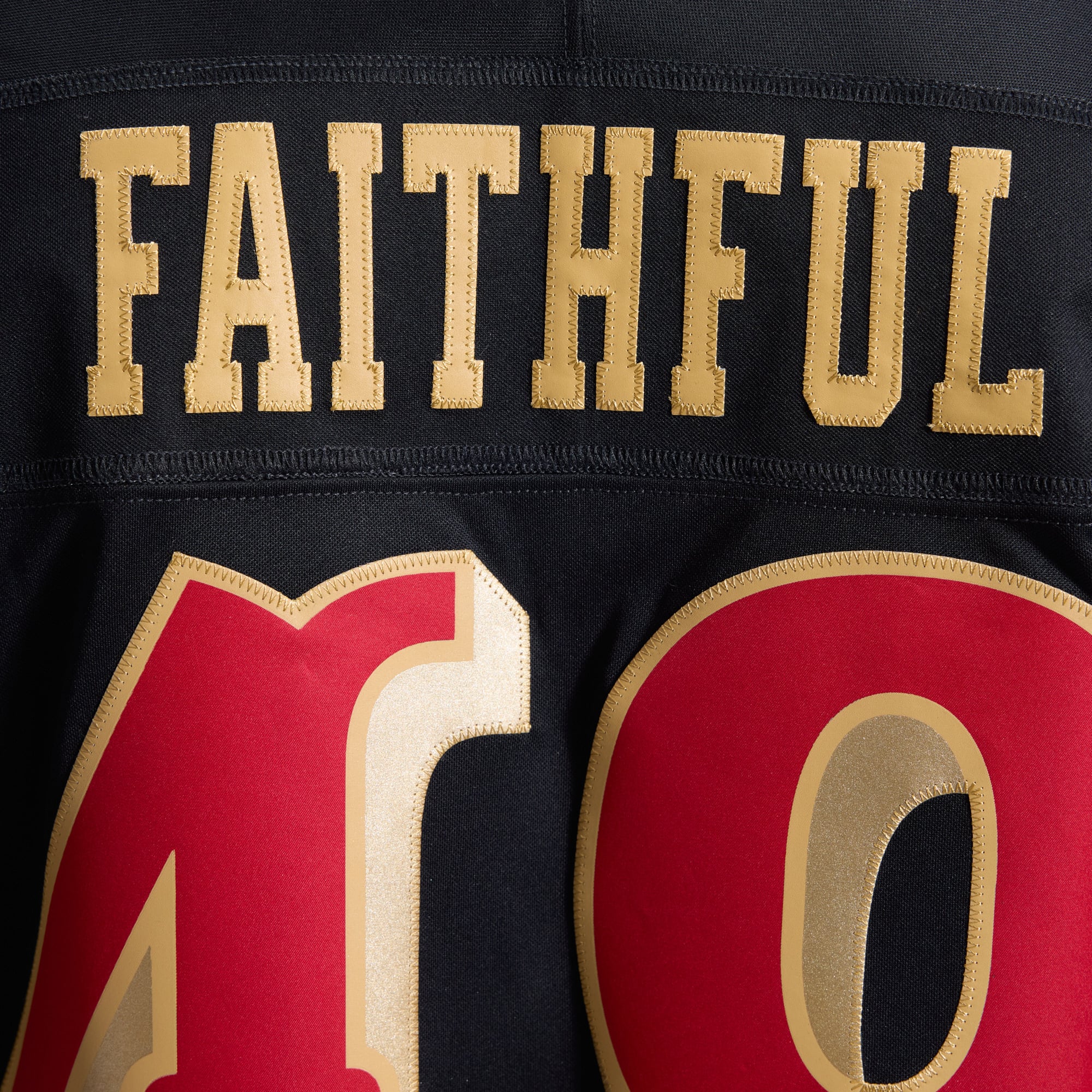 Men's Nike The Faithful Black San Francisco 49ers Rivalries Collection Stitched Limited Jersey