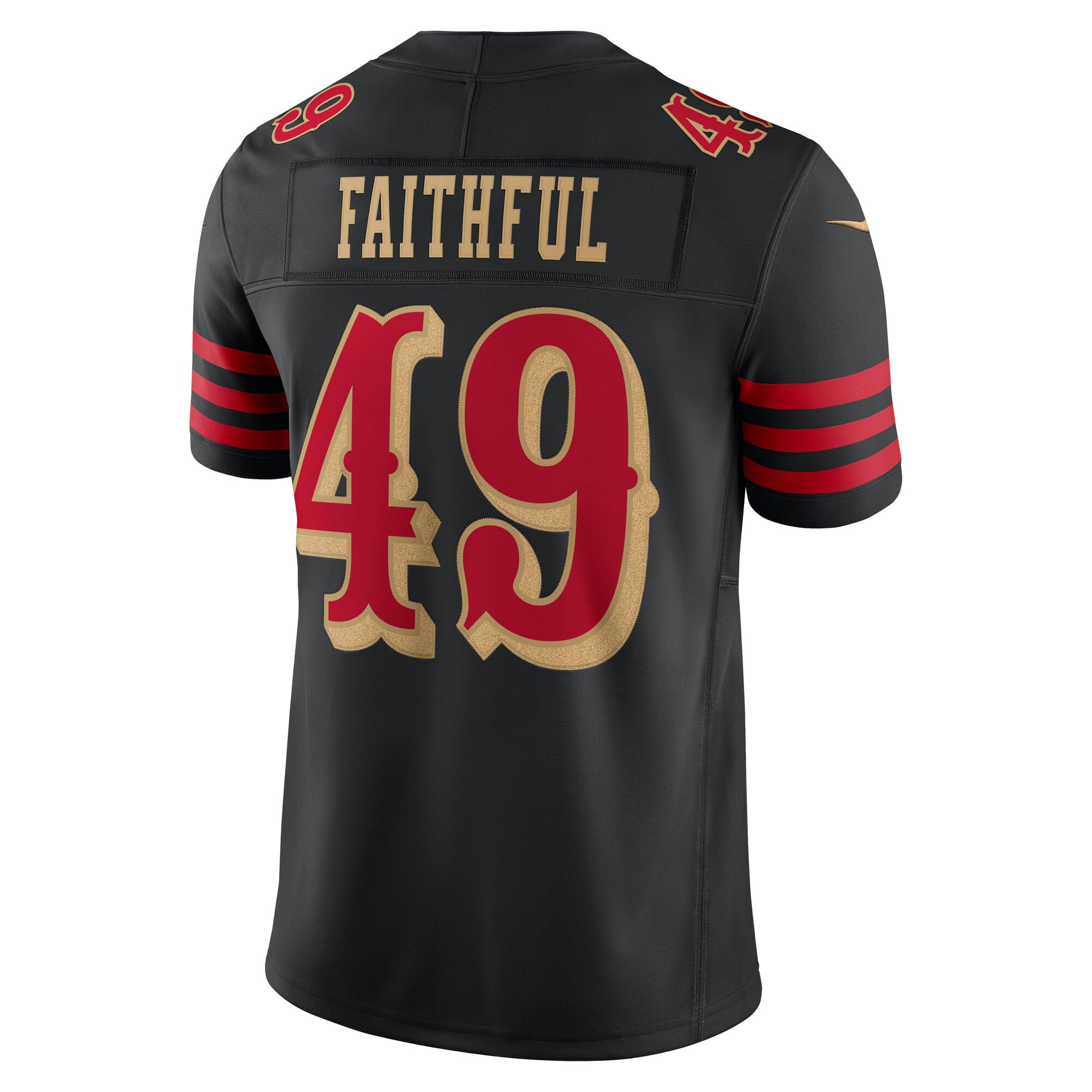 Men's Nike The Faithful Black San Francisco 49ers Rivalries Collection Stitched Limited Jersey