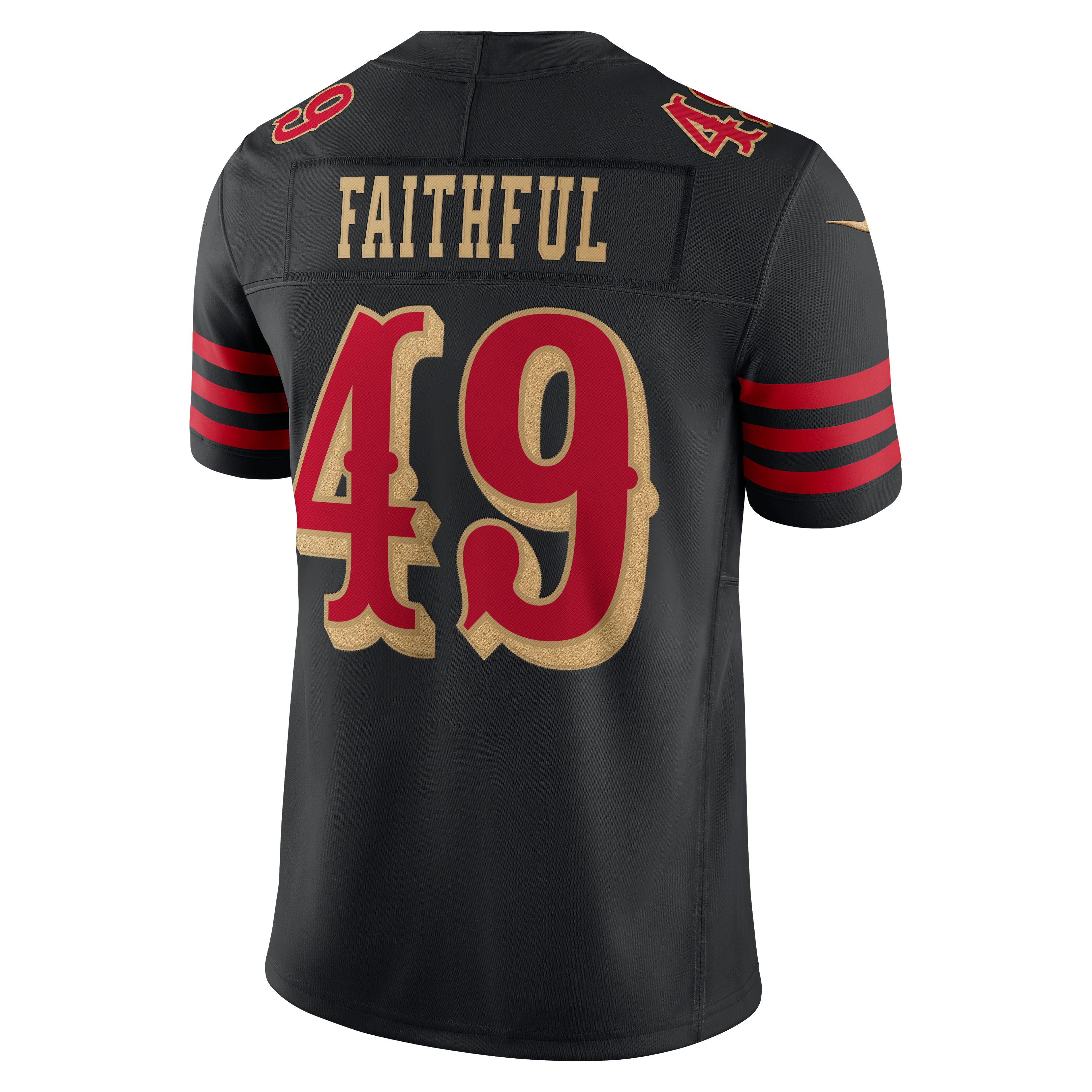 Men's Nike The Faithful Black San Francisco 49ers Rivalries Collection Stitched Limited Jersey