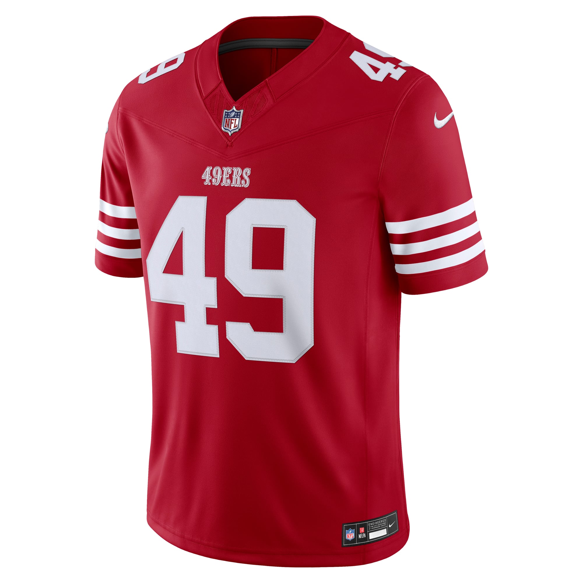 Men's Nike The Faithful Scarlet San Francisco 49ers Team Vapor F.U.S.E. Stitched Limited Jersey