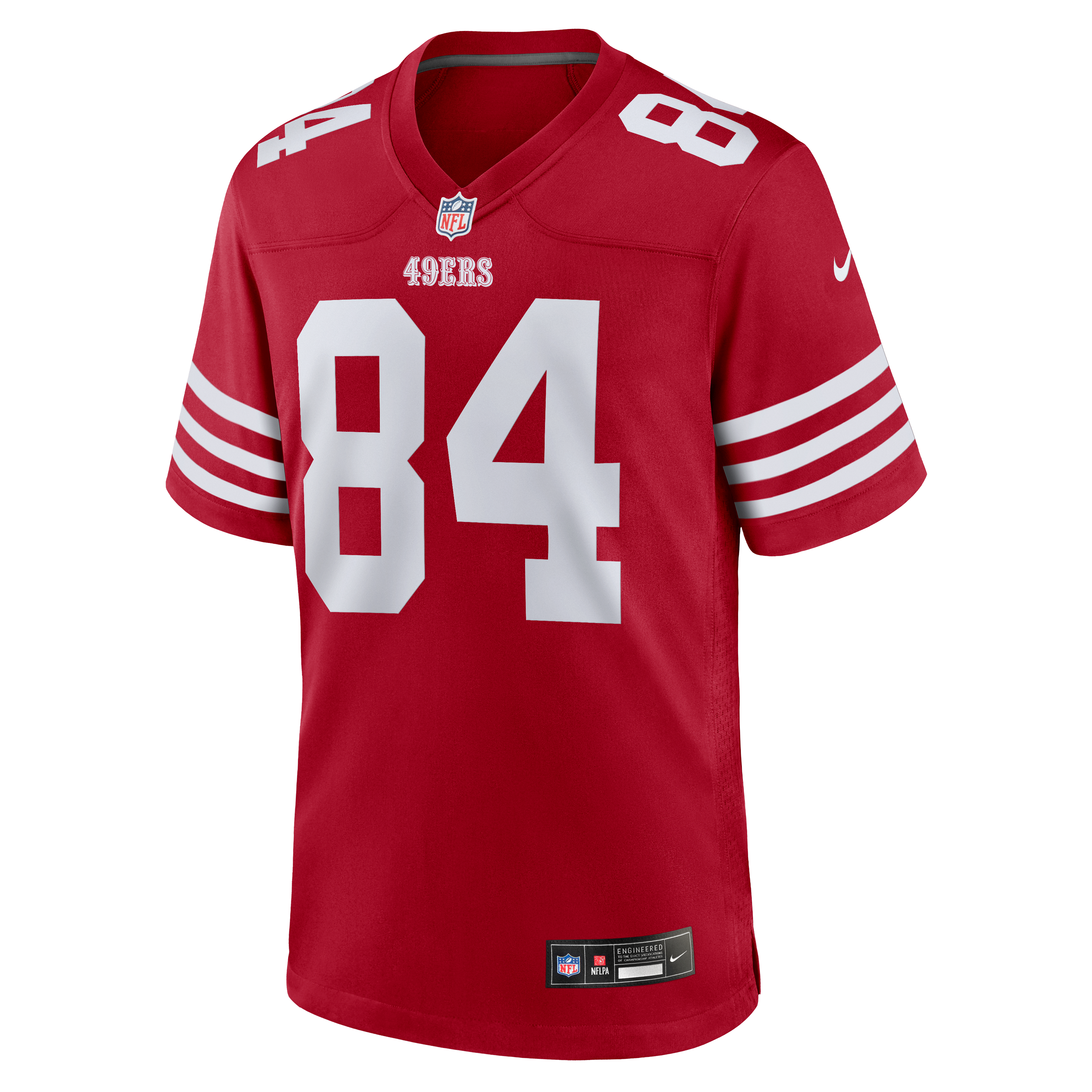 Maillot de match Nike Will Pauling rouge écarlate des 49ers San Francisco pour homme