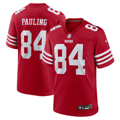 Will Pauling San Francisco 49ers Nike Team Game Jersey - Scarlet
