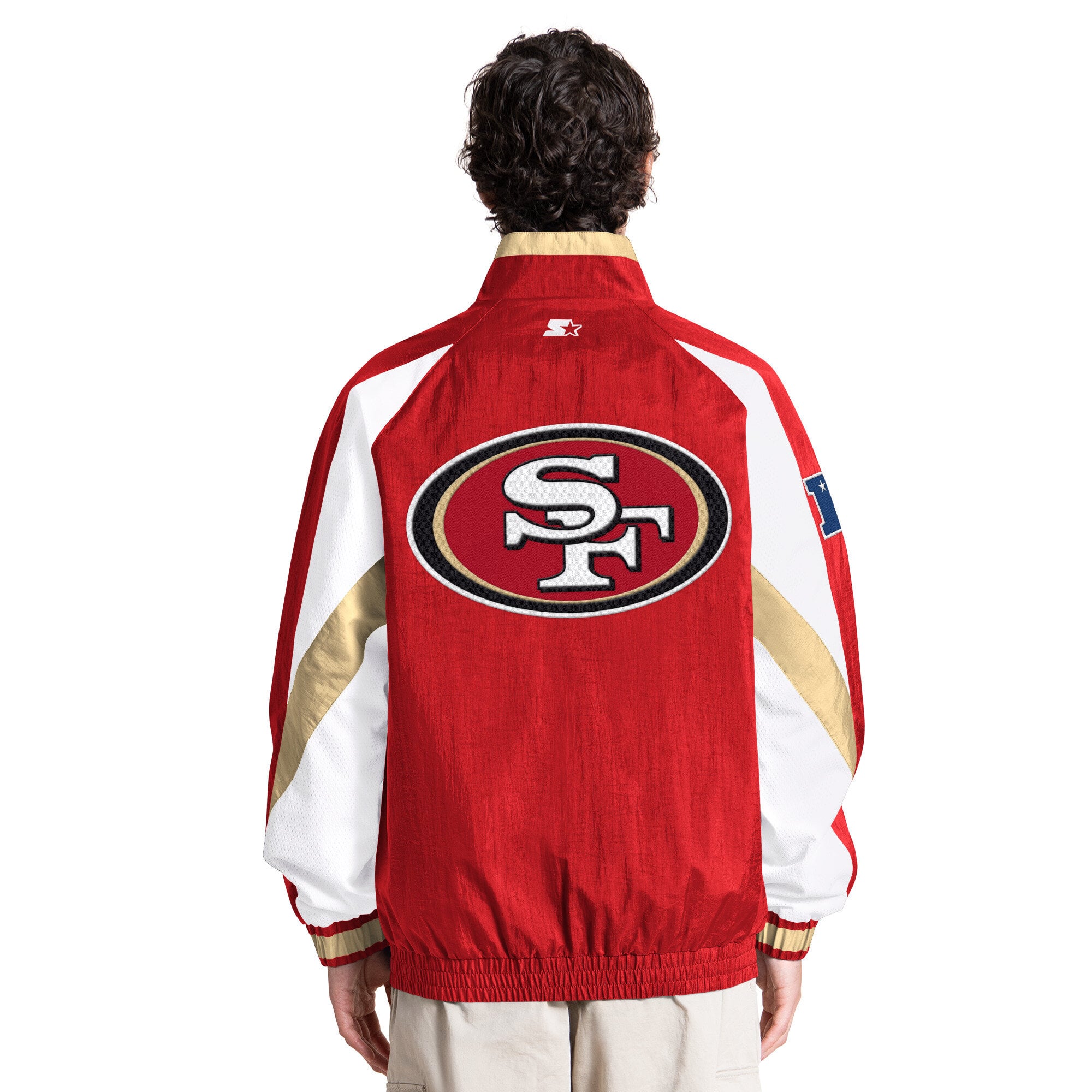 Veste zippée Starter Scarlet San Francisco 49ers pour homme