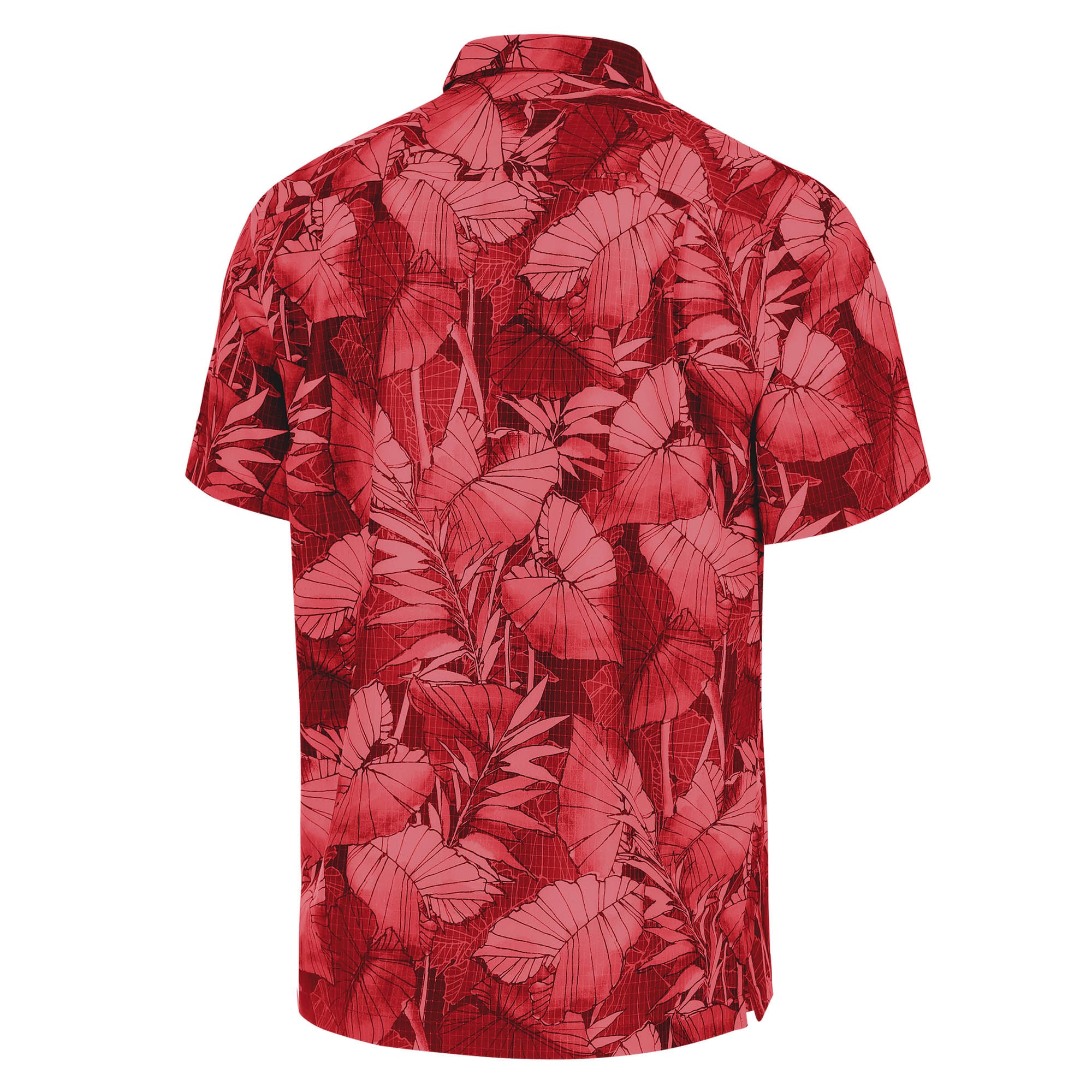 Chemise boutonnée Tommy Bahama bordeaux San Francisco 49ers pour homme, grandes tailles, Coast Nuevo Fronds IslandZone