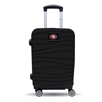 San Francisco 49ers MOJO Black Color Blitz Carry-On Hardcase Spinner Luggage
