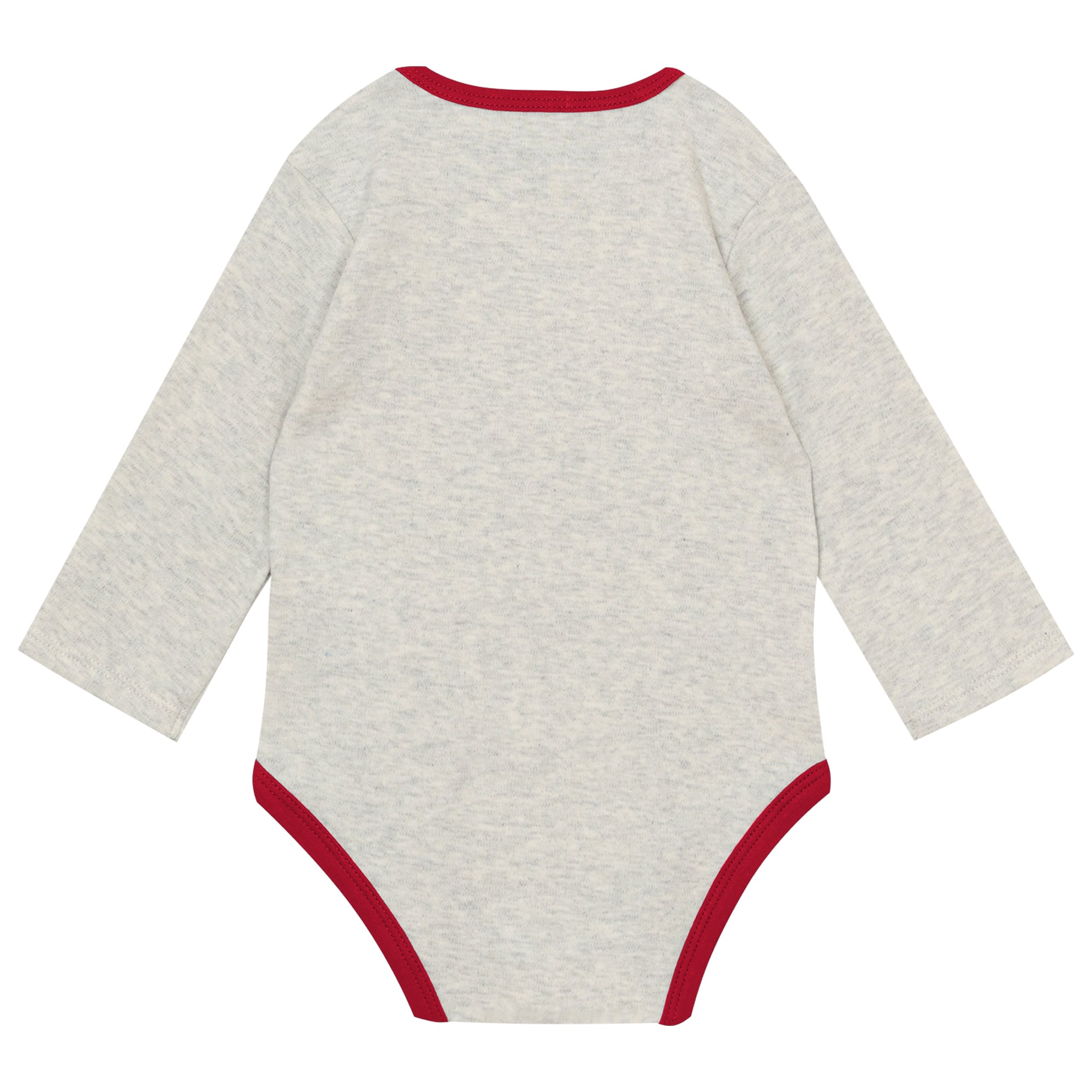 Ensemble pantalon et bonnet 3 pièces Outerstuff gris chiné San Francisco 49ers Huddles & Giggles pour nouveau-né