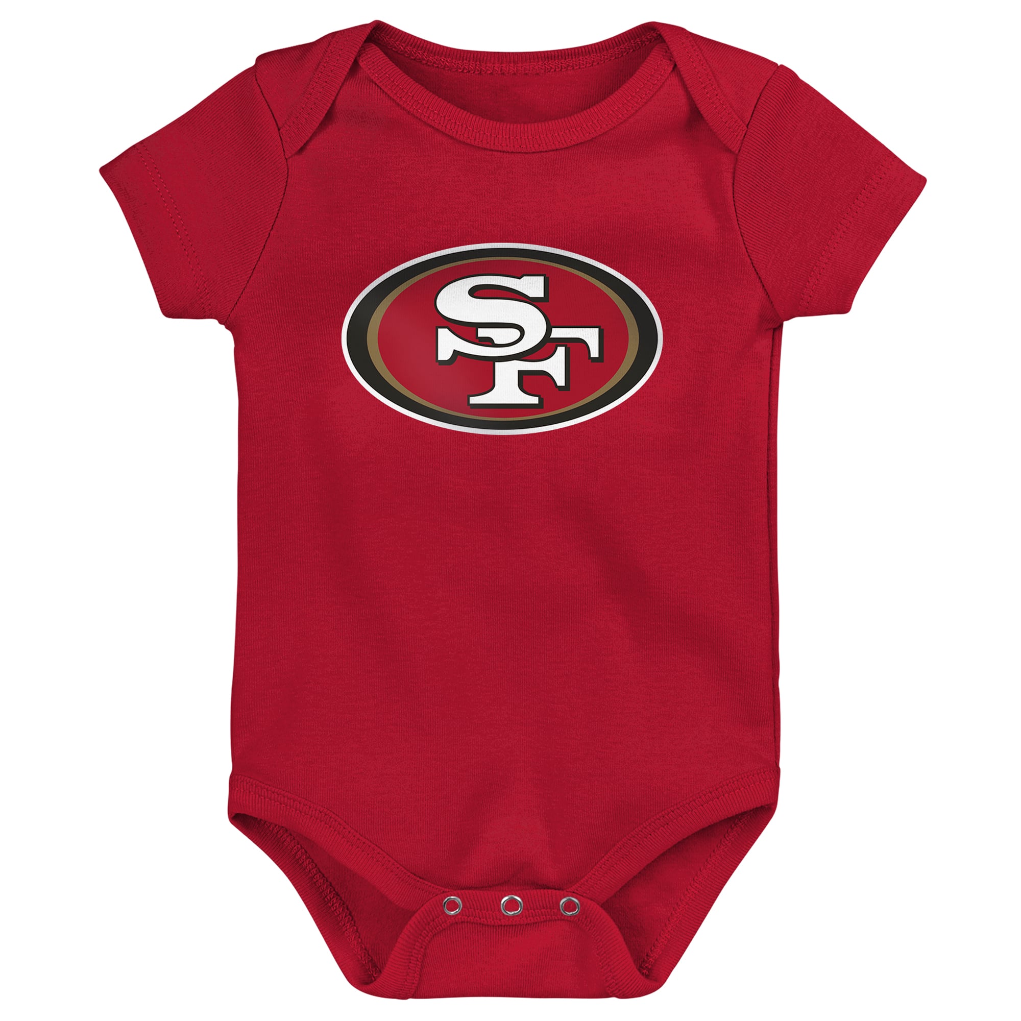 Newborn Outerstuff Scarlet San Francisco 49ers Primary Logo Bodysuit