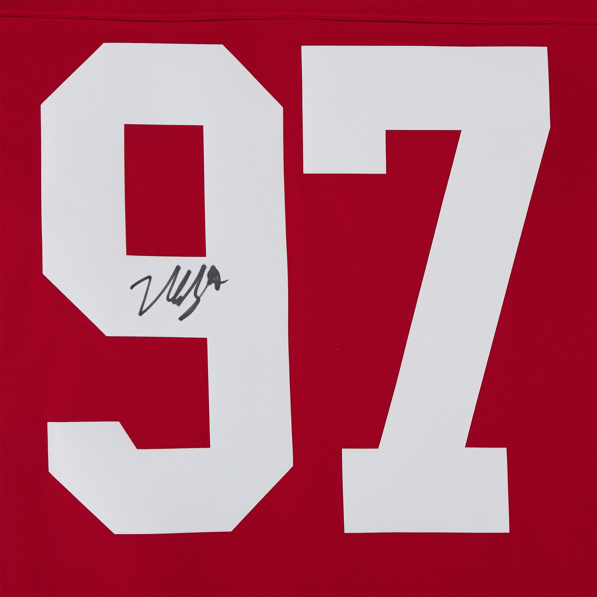 Maillot Nike Vapor Fuse rouge en édition limitée, autographié par Nick Bosa des 49ers de San Francisco