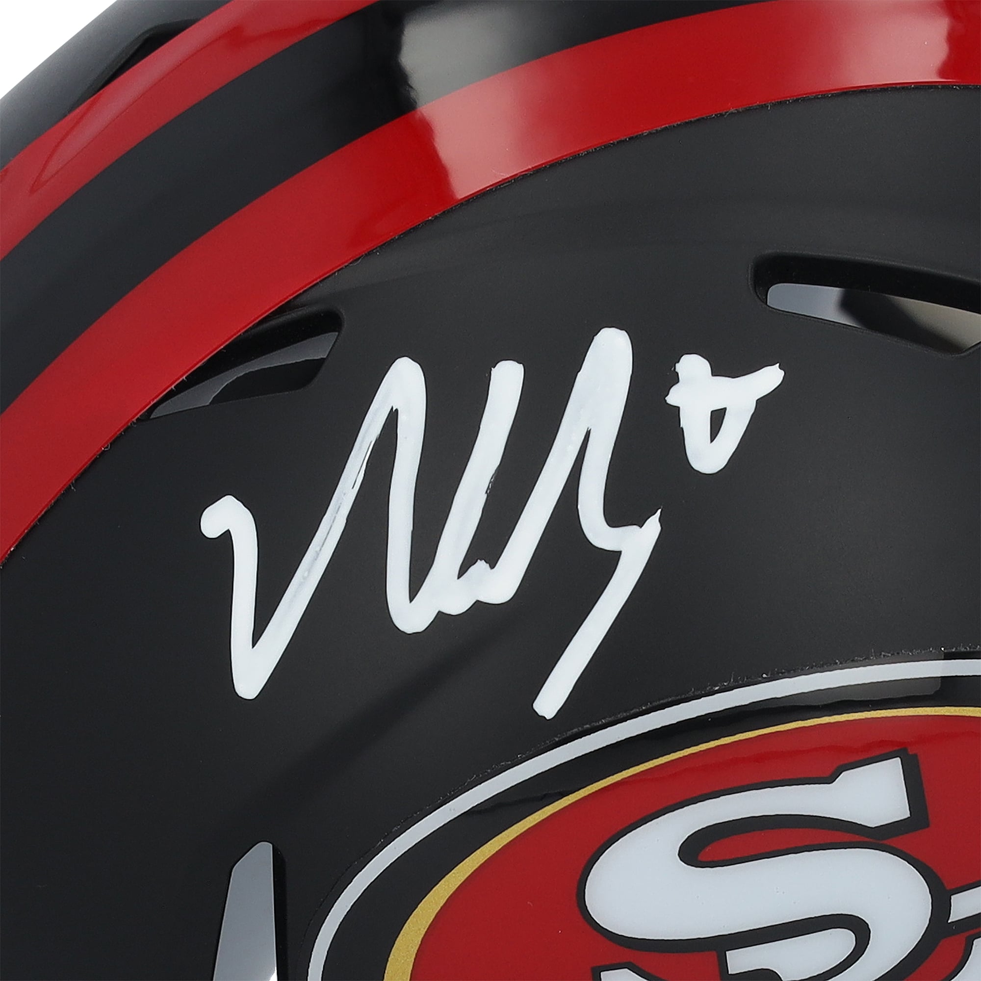 Casque Riddell Rivalry Speed Mini autographié par Nick Bosa des 49ers de San Francisco