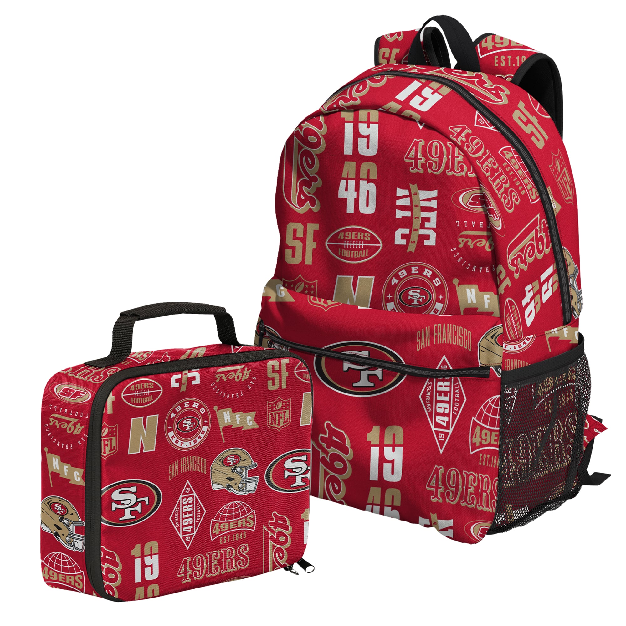 Ensemble sac à dos et boîte à lunch Outerstuff San Francisco 49ers