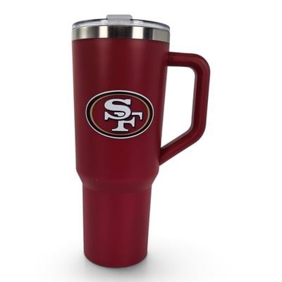 San Francisco 49ers Pegasus 38oz. Standard Logo Stainless Steel ProCarry Tumbler