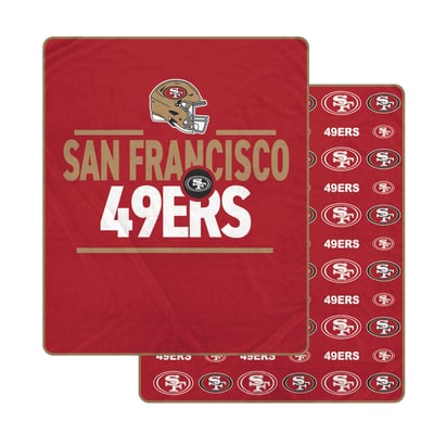 San Francisco 49ers Pegasus Campaign Double-Sided 60" x 70" Ultra Cozy Blanket