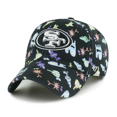 San Francisco 49ers '47 Preschool Space Critter Clean Up Adjustable Hat - Black