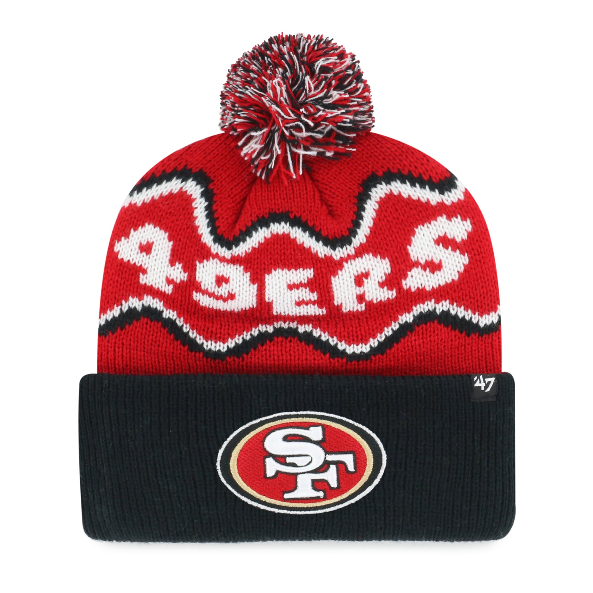 Bonnet à revers écarlate San Francisco 49ers pour enfants d'âge préscolaire (modèle 1947)