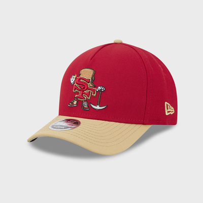 San Francisco 49ers New Era Preschool Cartoon 9FORTY M-Crown A-Frame Adjustable Hat - Scarlet
