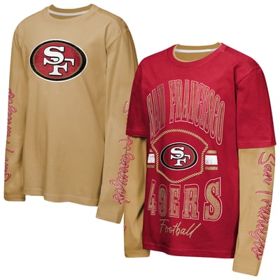  San Francisco 49ers Outerstuff Preschool Motion Combo Set  - Scarlet/Gold