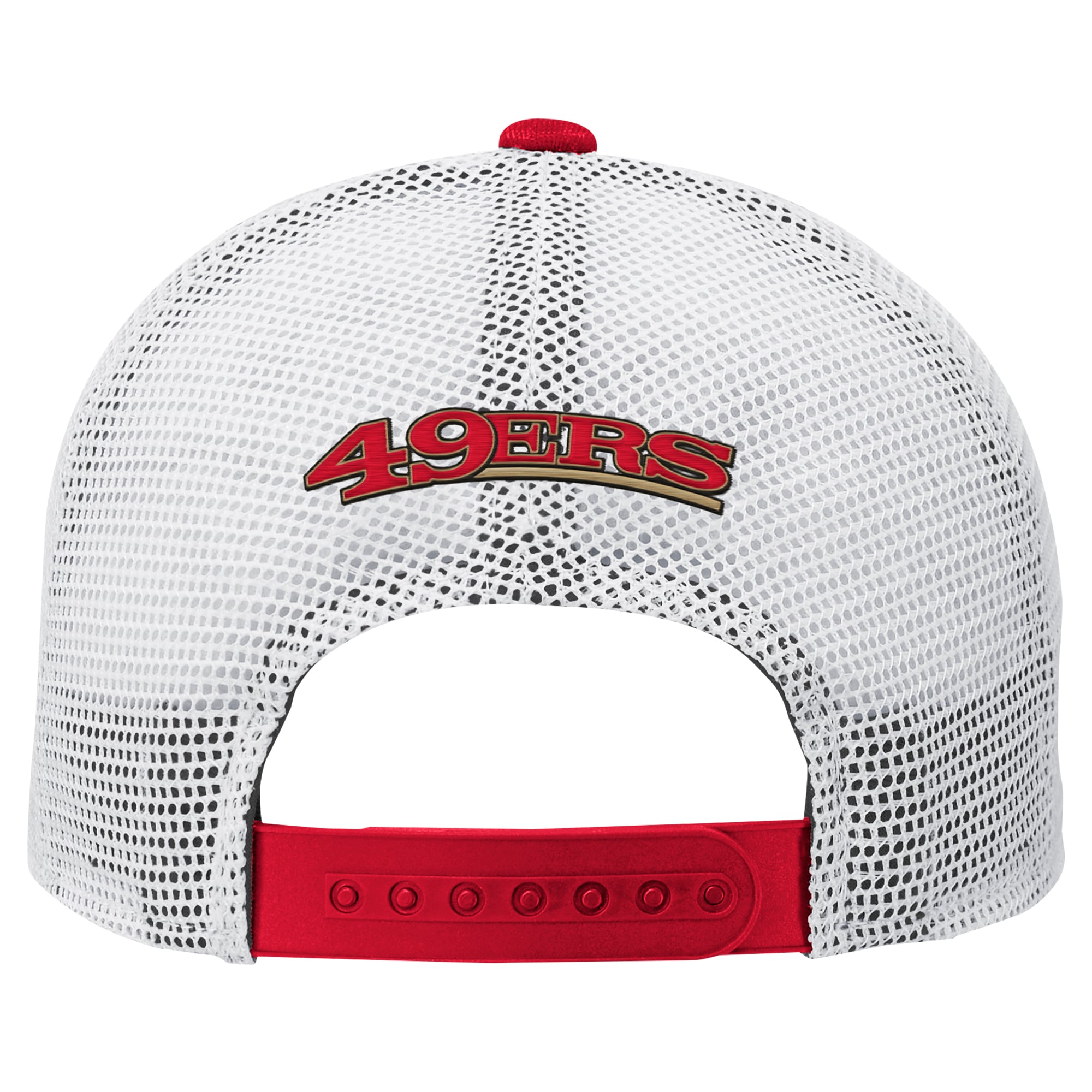 Casquette ajustable San Francisco 49ers Core Lockup rouge écarlate et blanche pour enfants d'âge préscolaire