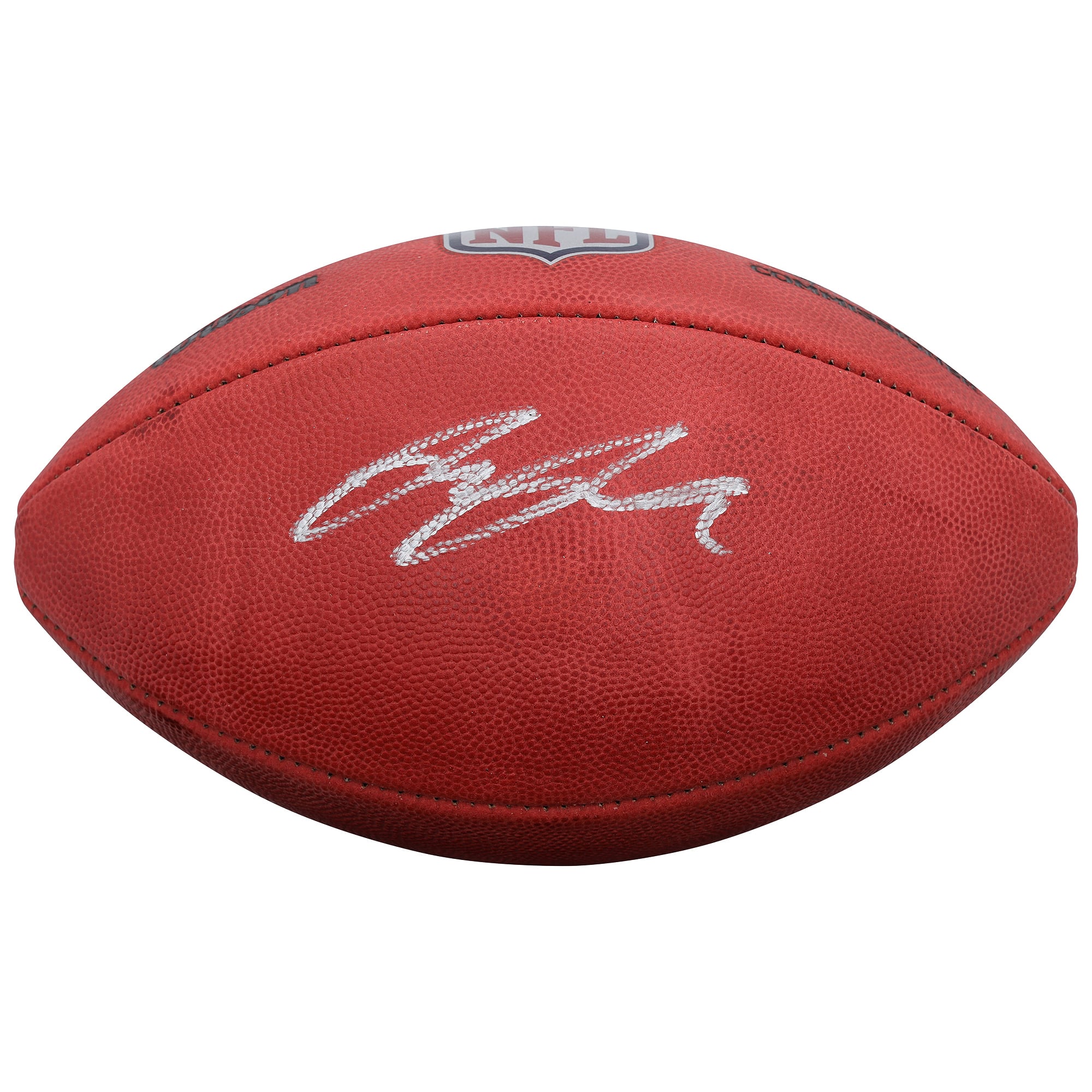 Ballon de football américain Duke Full Color autographié par Ricky Pearsall des 49ers de San Francisco