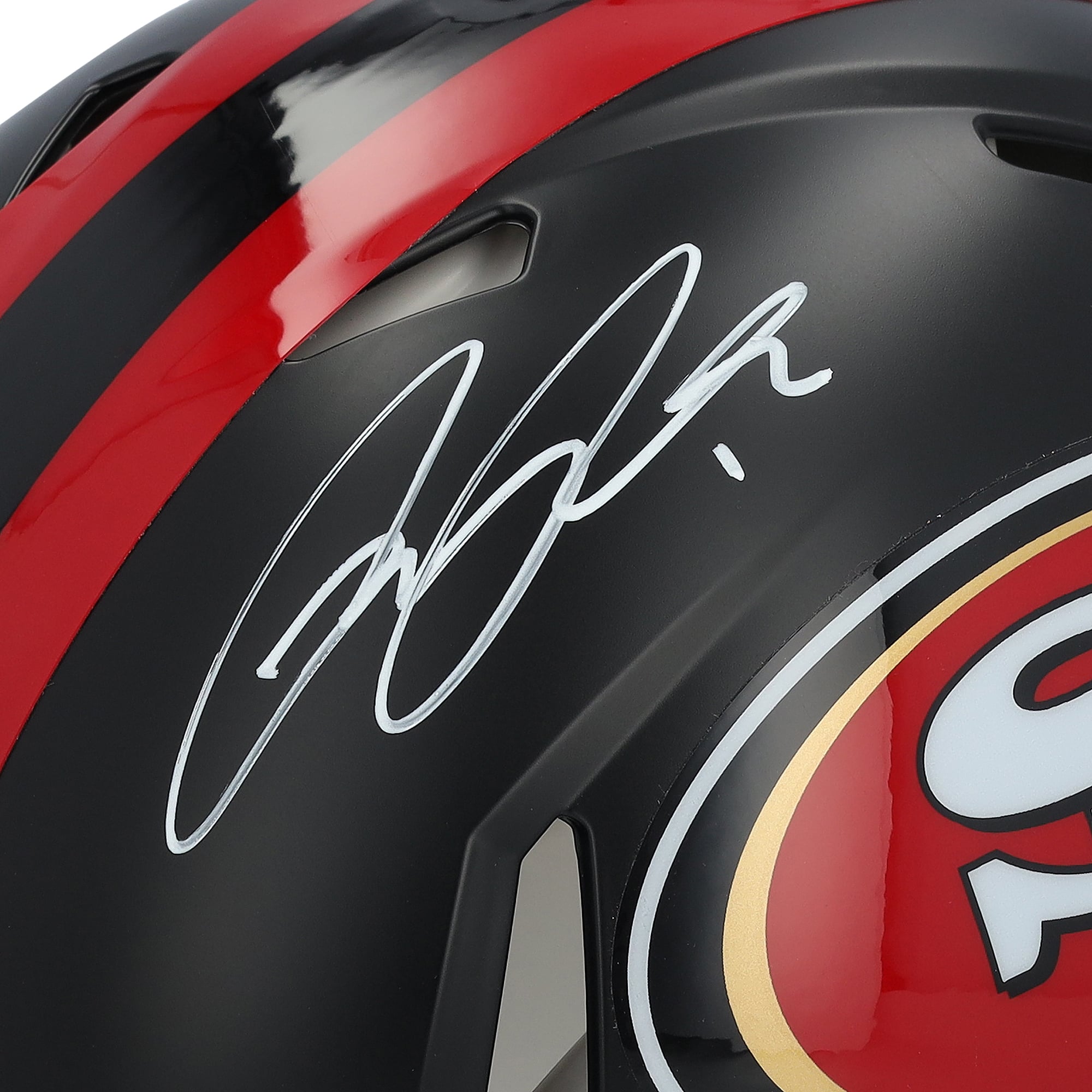 Ricky Pearsall San Francisco 49ers Autographed Riddell Rivalry Speed Authentic Helmet