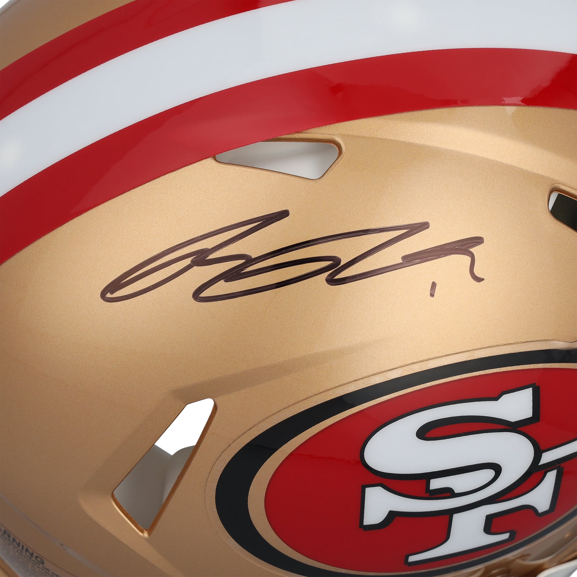 Ricky Pearsall San Francisco 49ers Autographed Riddell Speed Authentic Helmet