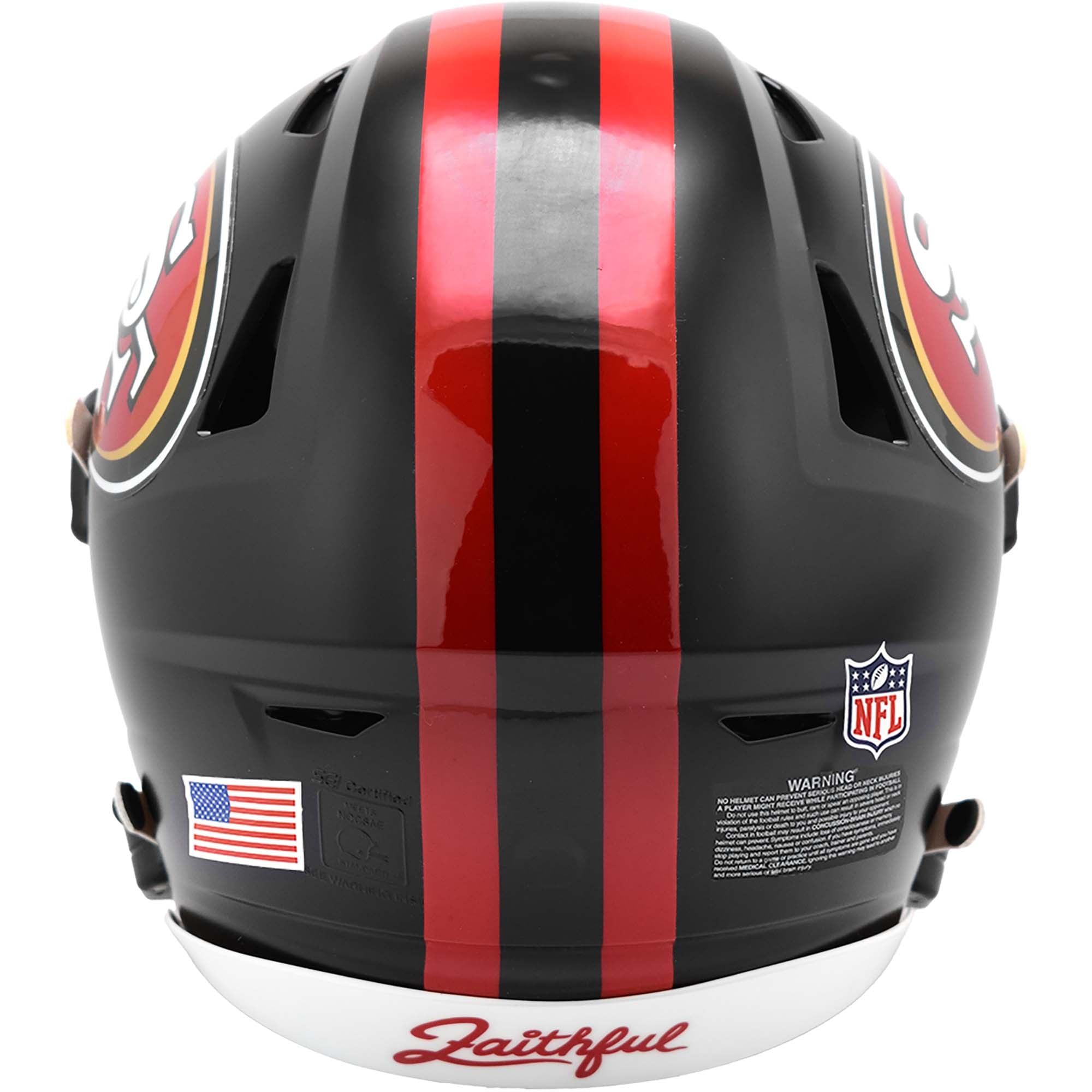 Casque Riddell San Francisco 49ers Rivalries Collection On-Field Alternate Speed ​​Flex Authentic