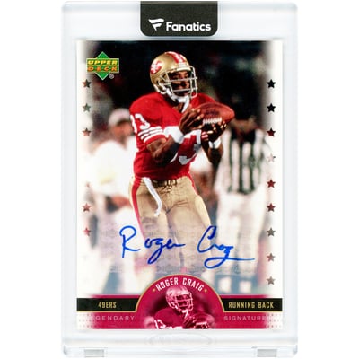 Roger Craig San Francisco 49ers Autographed 2005 Upper Deck NFL Legends Legendary Signatures #LS-RG Card