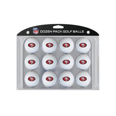 San Francisco 49ers 12-Pack Team Golf Ball Set