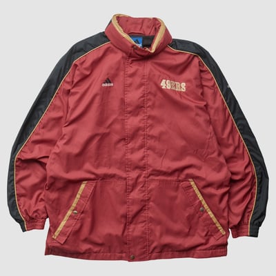 San Francisco 49ers Adidas 2000s Full Zip Jacket - Red - 2XL by Fanatics Real Vintage