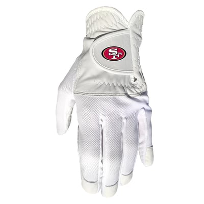 San Francisco 49ers Cool Mesh Cabretta Leather Golf Glove