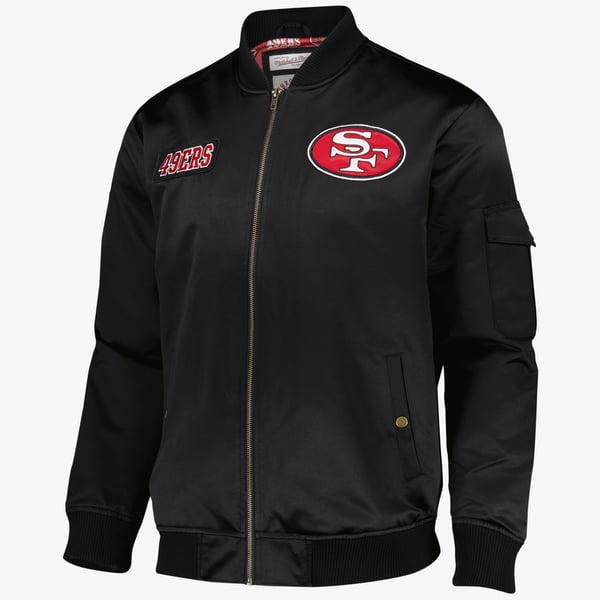 サンフランシスコ 49ers ミッチェル&ネス チームリーダー サテン