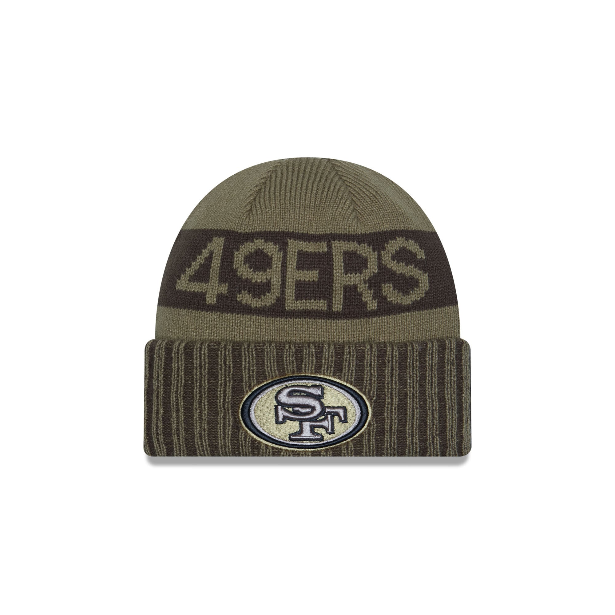 San Francisco 49ers New Era 2025 Salute To Service Knit