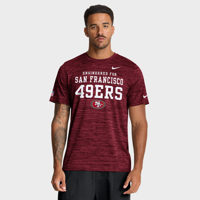 San Francisco 49ers Nike Velocity Know The Game T-Shirt - Mens