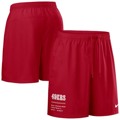 San Francisco 49ers Team Logo Nike Dri-FIT Woven 7" Short - Mens