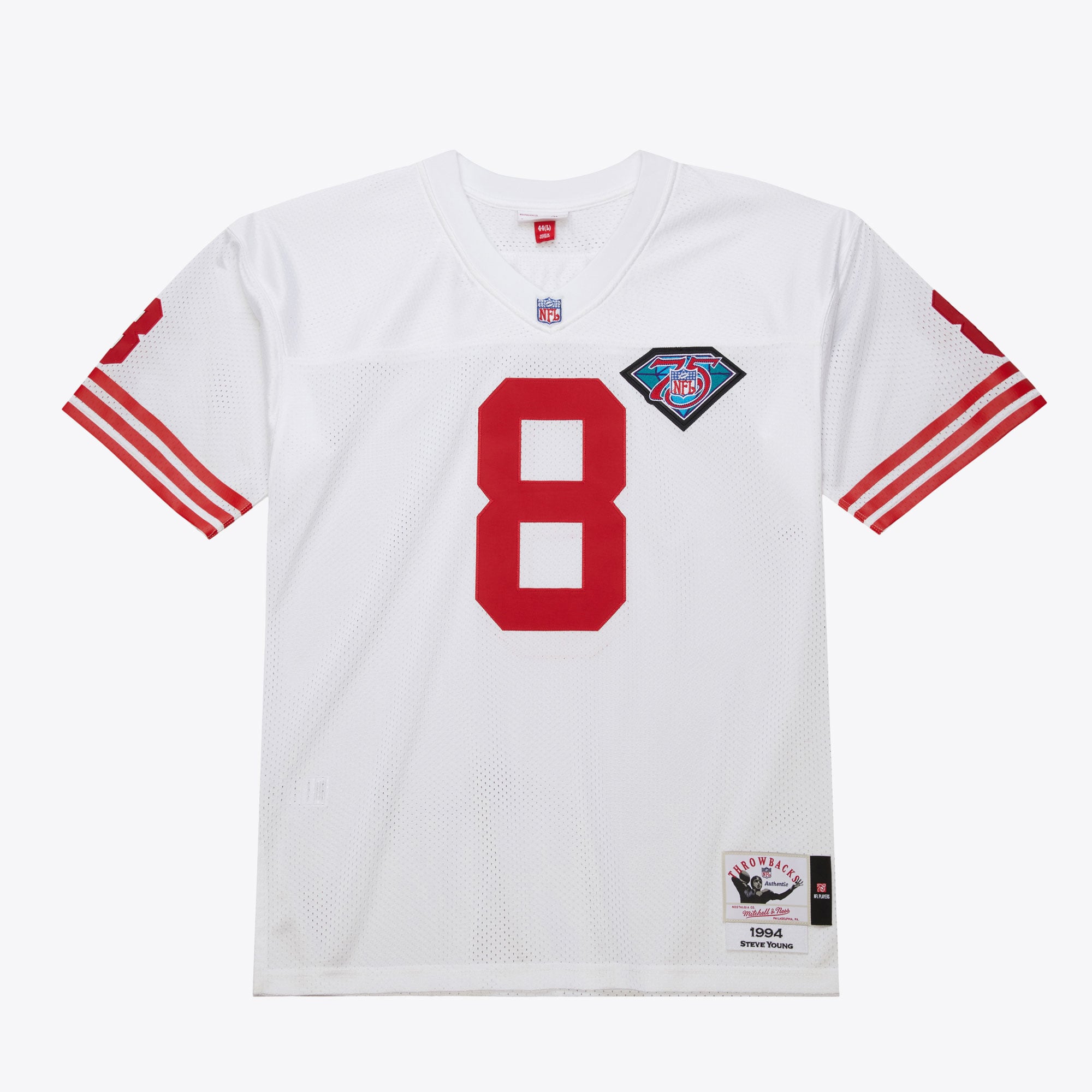 Steve Young San Francisco 49ers 1994 White Authentic Jersey