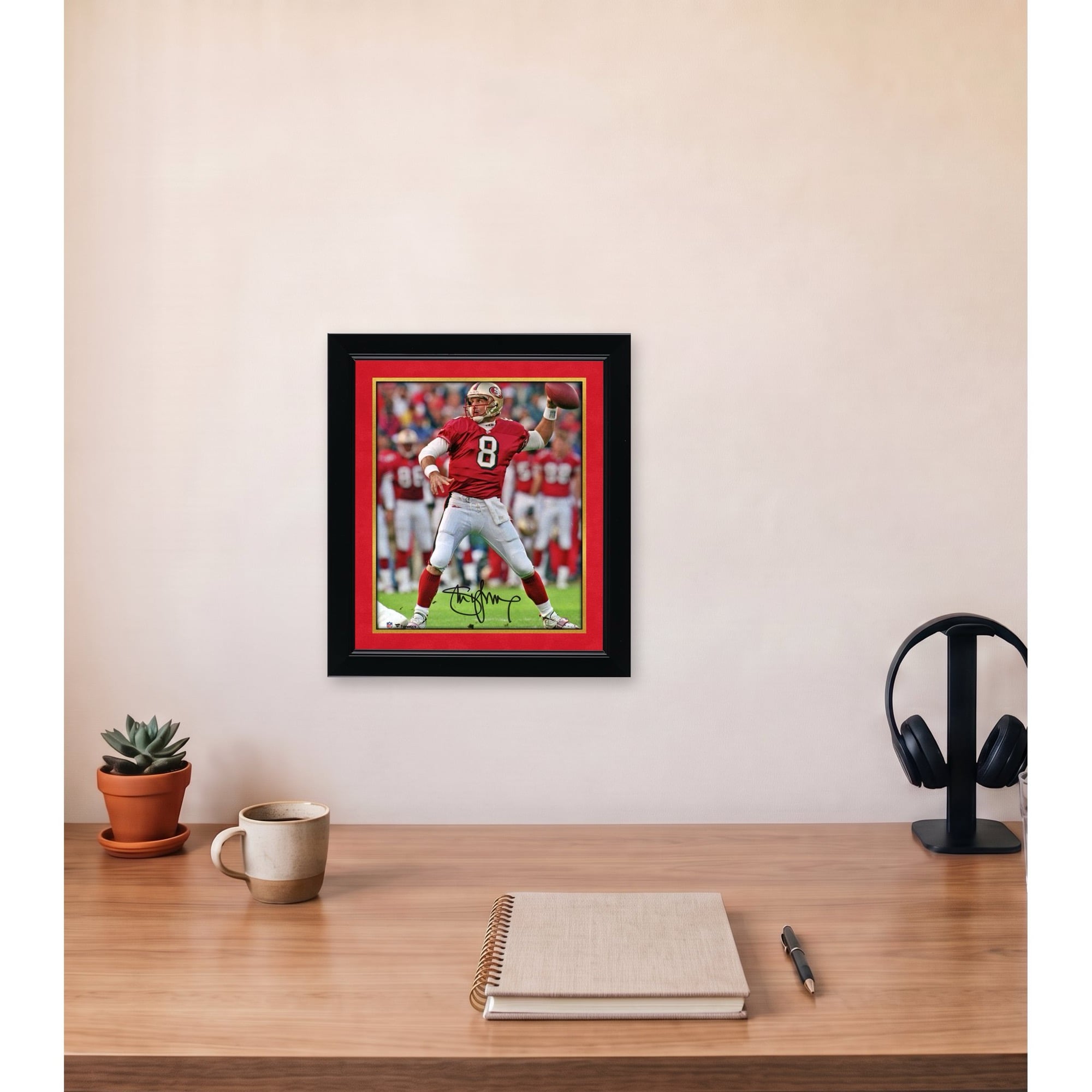 Steve Young San Francisco 49ers Autographed 8" x 10" Throwing Photograph