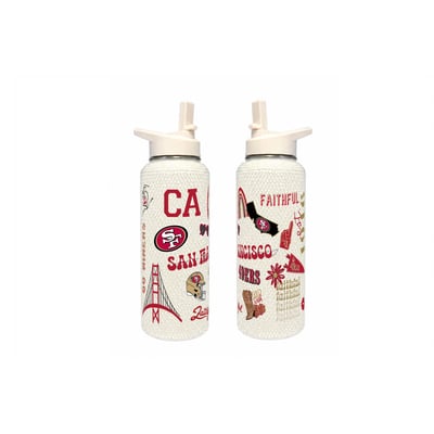 San Francisco 49ers The Memory Company 34oz. Bling Quencher Bottle