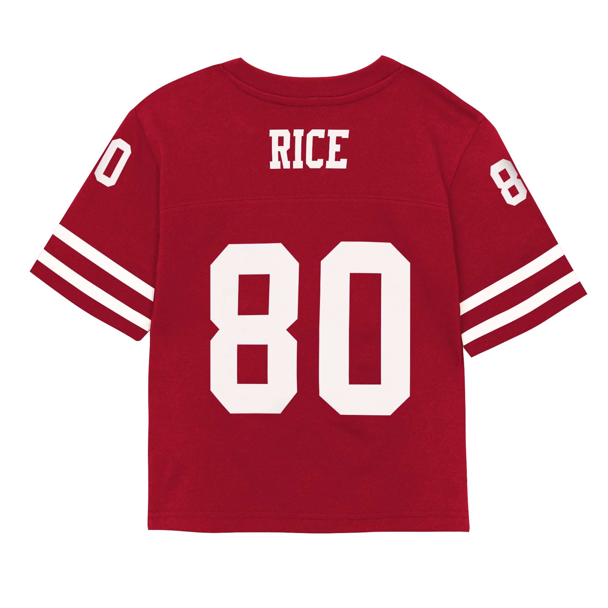 Ensemble short Mitchell & Ness Jerry Rice Scarlet San Francisco 49ers Playmaker pour tout-petit