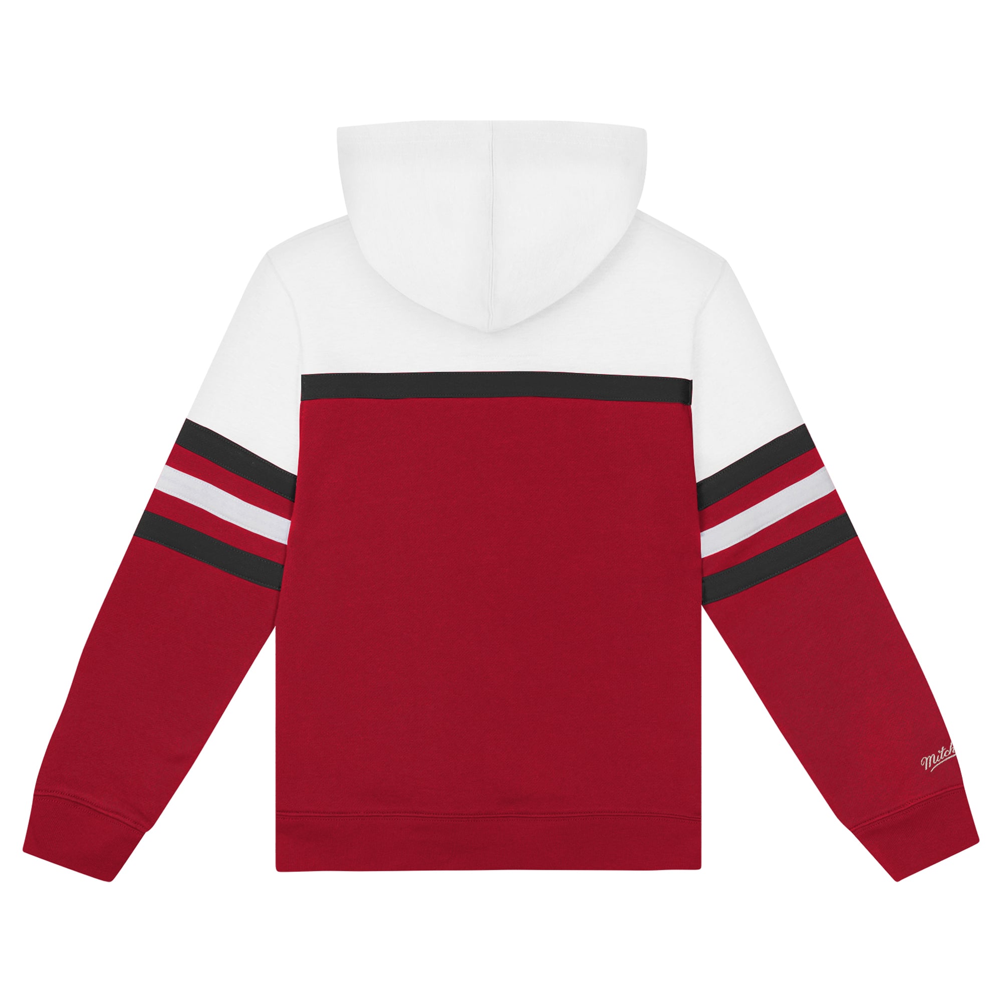Sweat à capuche Mitchell & Ness rouge écarlate pour tout-petit, représentant l'entraîneur-chef des 49ers de San Francisco.