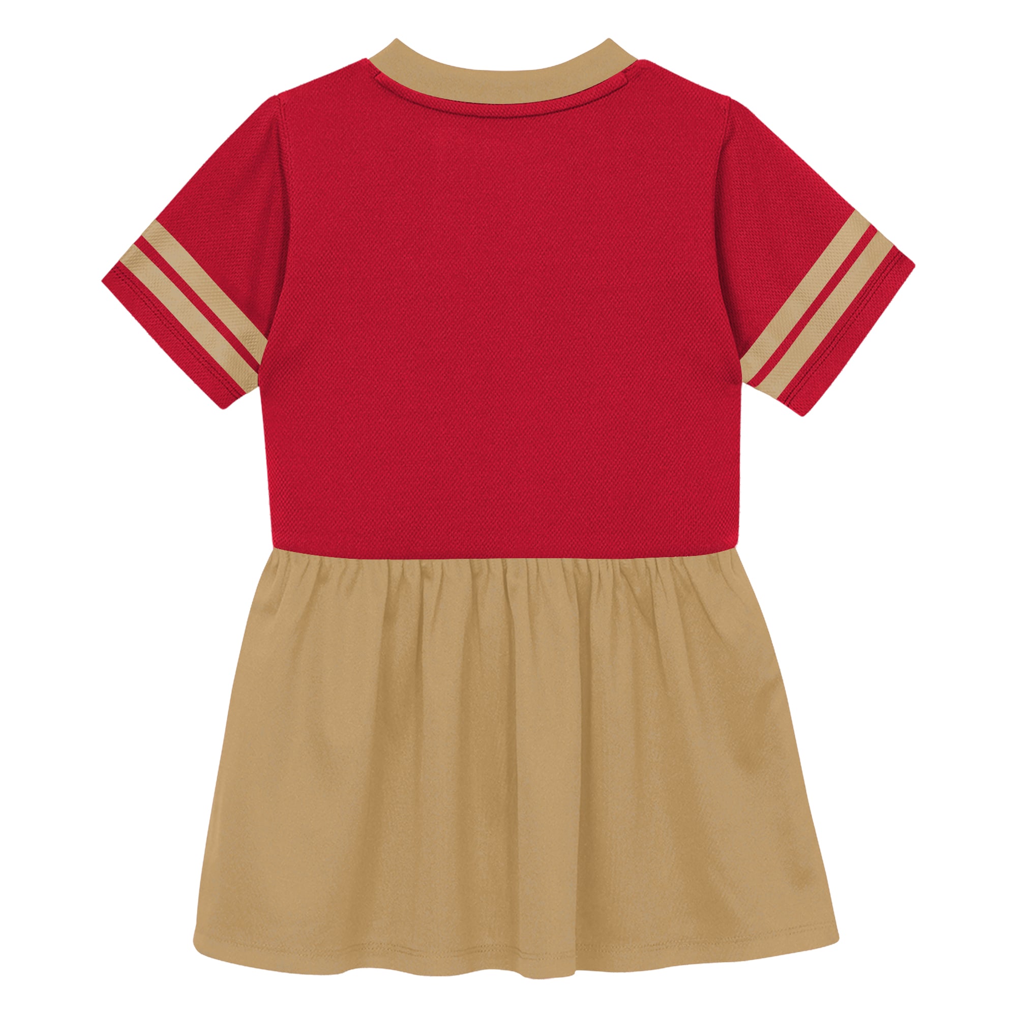 Toddler Outerstuff  Scarlet San Francisco 49ers Stadium Lights V-Neck Fashion Football Jersey Dress