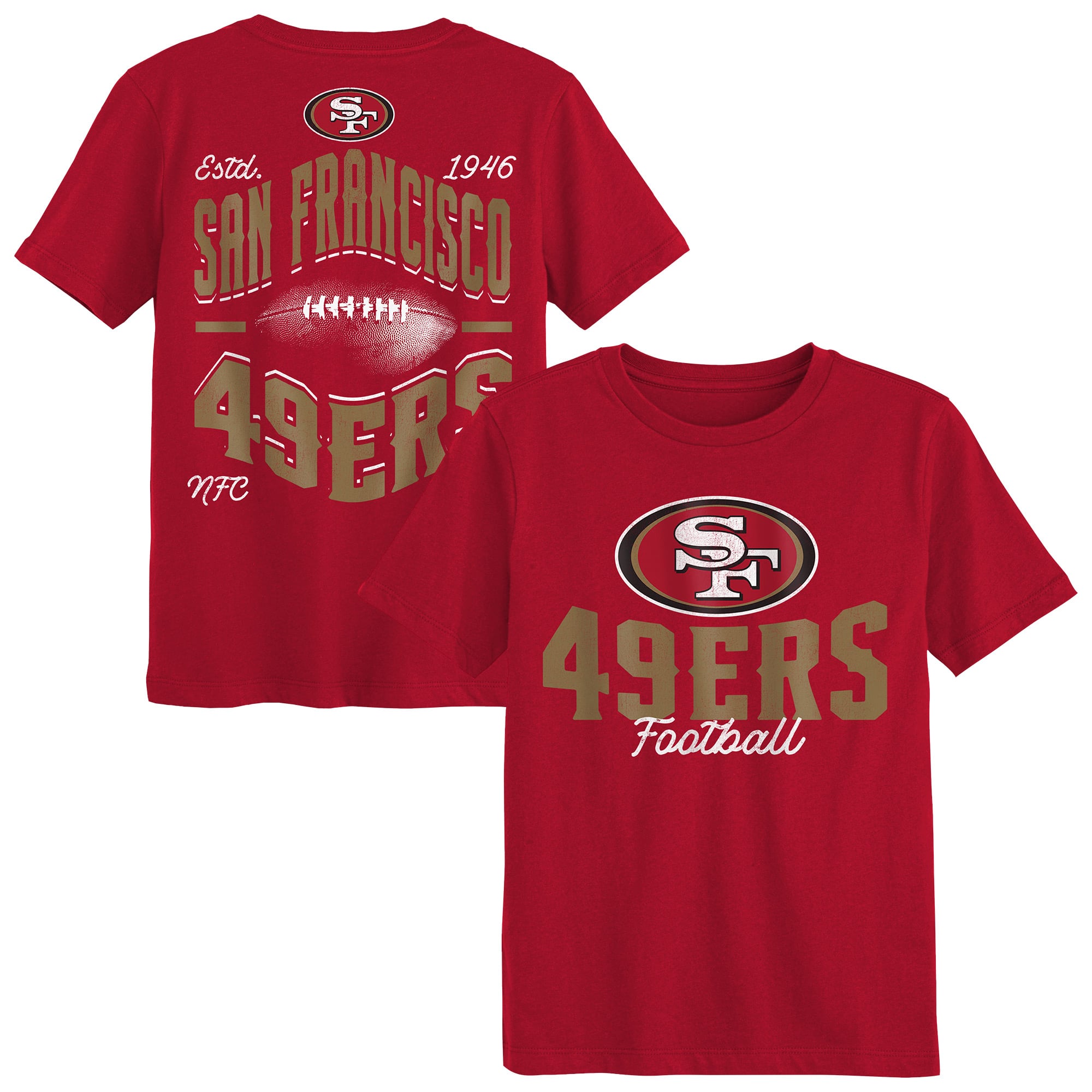 Toddler Outerstuff  Scarlet San Francisco 49ers Top Pick T-Shirt