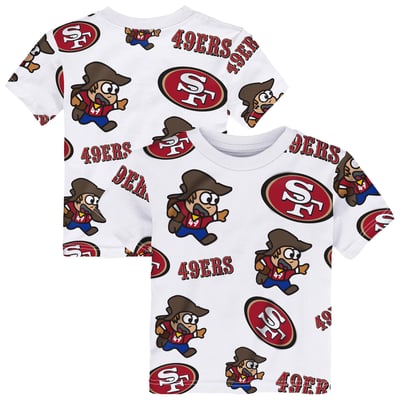 San Francisco 49ers Outerstuff Toddler Mascot Play T-Shirt - White