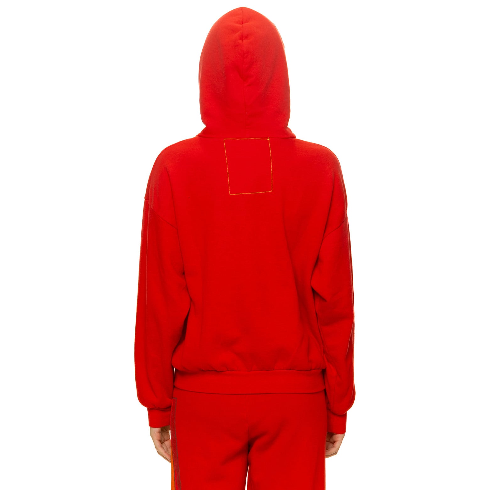 Sweat à capuche unisexe Aviator Nation Scarlet San Francisco 49ers en mélange de trois matières.