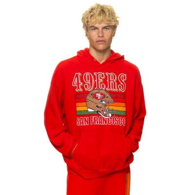 San Francisco 49ers Aviator Nation Unisex Relaxed Tri-Blend Hoodie - Scarlet