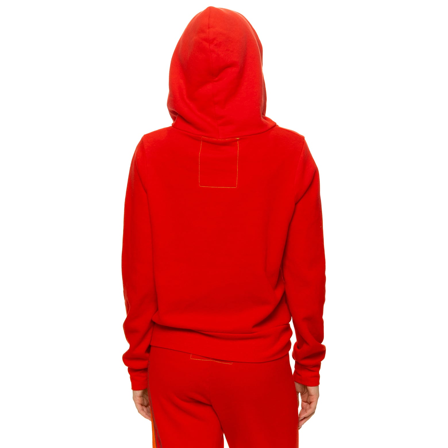 Sweat à capuche unisexe Aviator Nation Scarlet San Francisco 49ers en mélange de trois matières, fermeture éclair intégrale