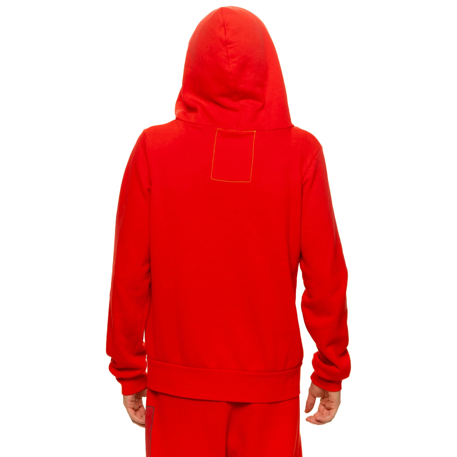 Sweat à capuche unisexe Aviator Nation Scarlet San Francisco 49ers en mélange de trois matières, fermeture éclair intégrale