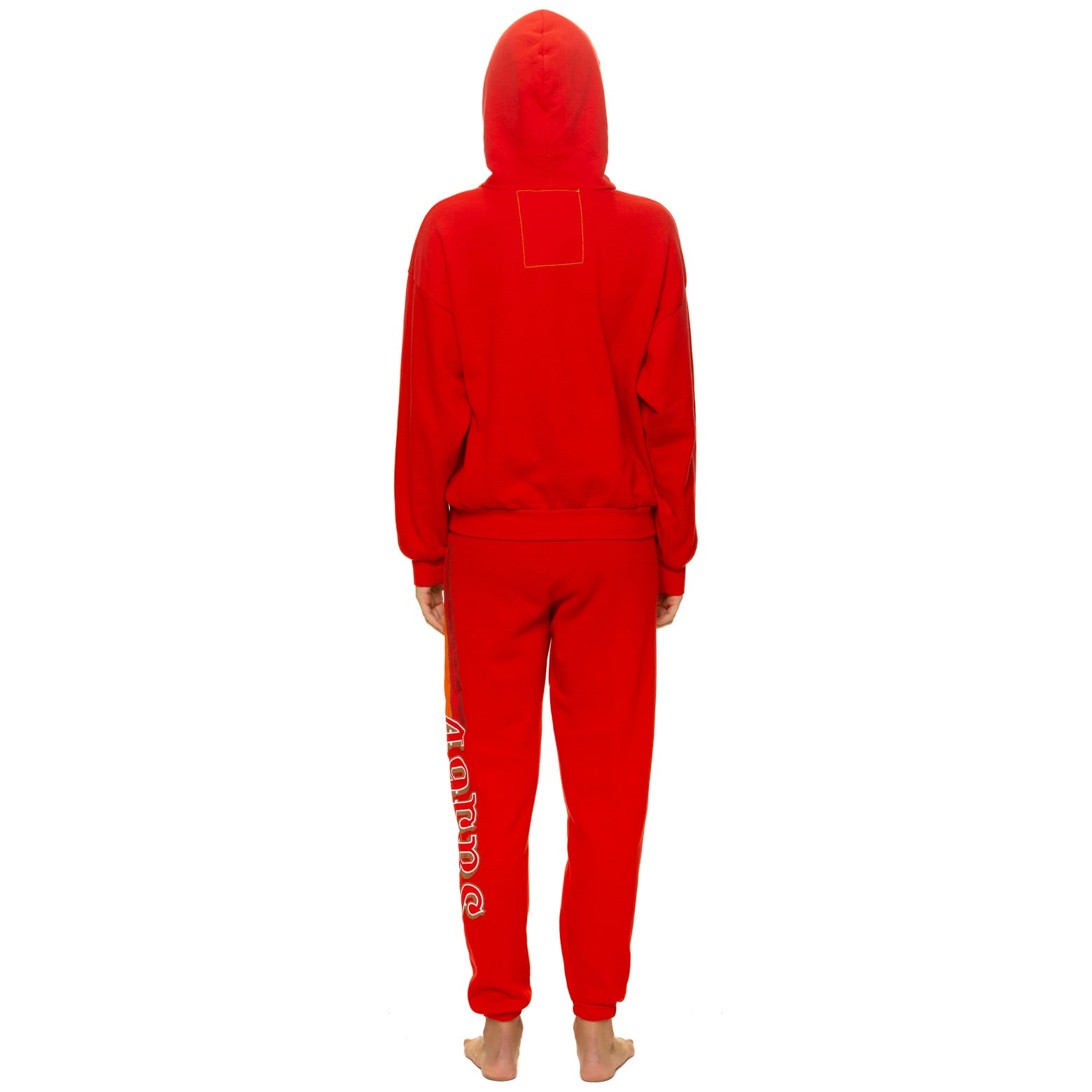 Pantalon de survêtement unisexe Aviator Nation Scarlet San Francisco 49ers en mélange trois matières
