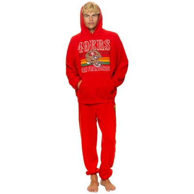 San Francisco 49ers Aviator Nation Unisex Tri-Blend Sweatpants - Scarlet