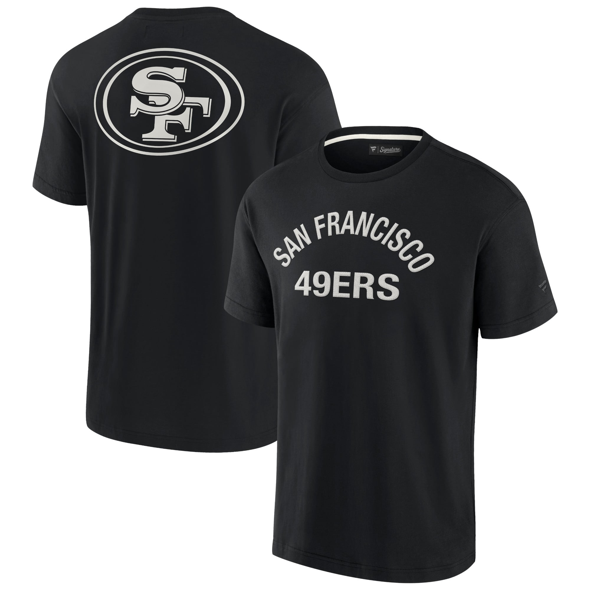 T-shirt unisexe à manches courtes Fanatics gris San Francisco 49ers Elements Super Soft
